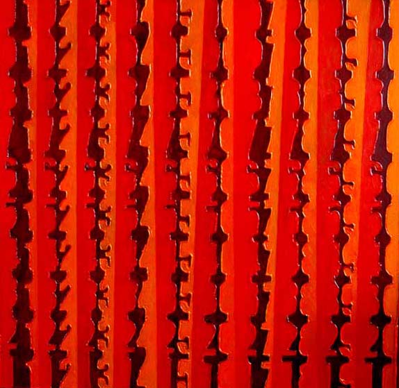 Numeric Symphony in Red